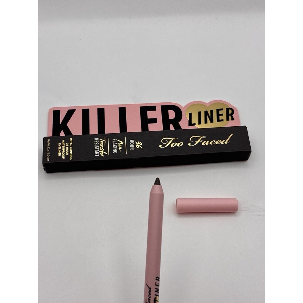TOO FACED Killer 36-Hour Waterproof Gel Eyeliner Killer Storm Full Size New